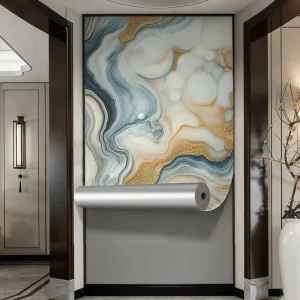 3D Self Adhesive Large Roll Wall Sticker 2.5mm Peel and Stick Wall Sticker for Home Decor