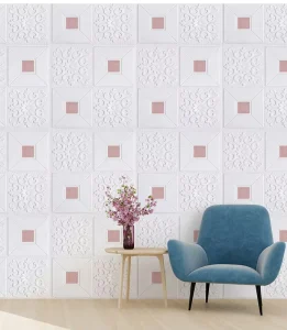 3D Self-Adhesive Wall Panels Faux Foam Wallpaper for TV Walls Sofa Background Wall Decor