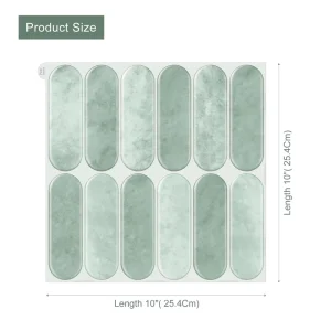 3D Self Adhesive Wall Sticker Heat Resistant and Waterproof DIY Wallpaper for Kitchens and Bathrooms