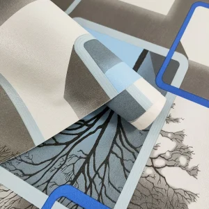 3D Self Adhesive Wallpaper Vinyl Living Room Decorative Wallpaper for Restaurant Home Decoration