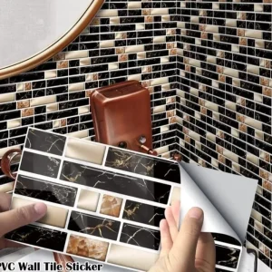 3D Self-Adhesive Waterproof Wallpaper Adhesive Sticker Paper Pressure Sensitive Rubber Adhesive PVC + PP Material No Residue