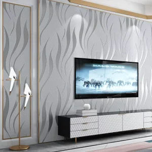 3D Thick Wall Paper Self adhesive TV Background Wall Decoration Wallpaper Bedroom Living Room Stickers