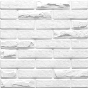 3D Tile Panel Mold Plaster Wall 3D Wall Stickers Living Room Wallpaper Mural Waterproof 3D Wall Panel Bathroom Kitchen