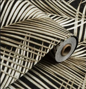 3D Tropical Palm Leaf Peel and Stick Wallpaper Self Adhesive Removable for Bedroom Living Room Home Decoration
