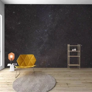 3D Universe Industrial Starry Sky KTV Bar Theme Seamless Fabric Wallpaper for Children’s Room and Living Room