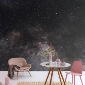 3D Universe Industrial Starry Sky KTV Bar Theme Seamless Fabric Wallpaper for Children’s Room and Living Room