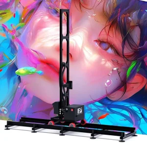3D Vertical Wall Printer CMYK+W UV Ink Indoor Outdoor High Precision Wall Painting Machine for Mural Art