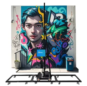 3D Vertical Wall Printing Machine 2 in 1 Floor and Wall 3D Printer for Commercial Wall