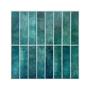 3D Wall Panel DIY Home Decor Kitchen Backsplash Tile Peel and Stick Tite Green Peel Stick Wall Tiles