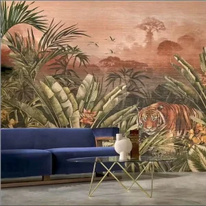 3D Wall Panel & Wallpaper American Retro Murals Wall Coverings for Bedrooms Living Rooms Hotels Restaurants and Homestays