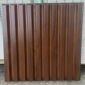 3D Wall Panel for Modern Restaurant Design Solid Wood Texture Background