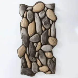3D Wall Polyurethane Panel Artificial Faux Stein Wand Tiles for Outdoor & Indoor House Interior Decor Big Slab Stone Form
