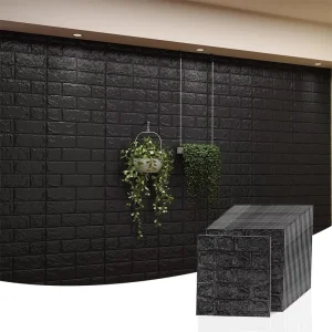 3D Wall Stickers Roll Waterproof Pvc Wall Covering Wallpaper for Living Room Decorative