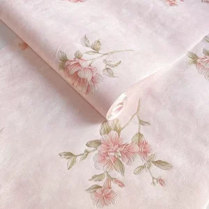 3D Wallpaper Bedroom Living Room Flower Pattern TV Background Wall Non woven Fabric Home Wallpaper