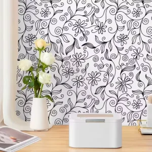 3D Wallpaper Peel Stick PVC Vinyl Wall Covering White Self Adhesive Wallpaper for Home Decor