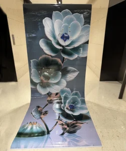 3D Wallpaper Peel Stick Uv Flexible Sheet Custom Wall Sticker Factory in China