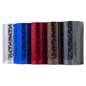 3D Water Drop Metal Film Mirror Decorative Wood Veneer Carbon Crystal Wall Panel for Indoor Decoration