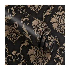 3D Waterproof Embossed Vinyl Wallpaper Living Room Peel And Stick Floral Damask Modern Flower Removable Home Decor