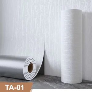 3D Waterproof PVC Wallpapers Modern Moisture-Proof Bedroom Wall Peel and Stick Self Adhesive
