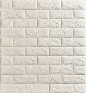 3D墙面设计壁纸家居装饰3D砖墙贴泡沫砖壁纸带印花