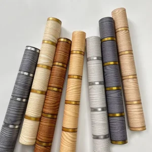 45CM Width Self-Adhesive Wallpaper Roll Wood Grain PVC Film Contact Paper for Bedroom Living Room Home Decor