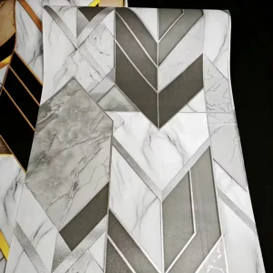 45cm*10m Modern Waterproof Self adhesive PVC Wallpaper for Bedroom and Hotel Wall Decor