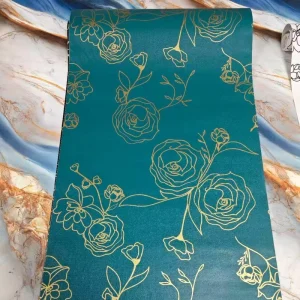 45cm*10m Waterproof Floral PVC Wallpaper Peel and Stick for Bedroom Interior Wall Decor