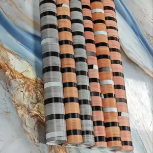 45cm*5 10 Wood Stripe Grain Peel and Stick Wall Paper PVC Peel and Stick Vinyl Wallpaper Decorative Film