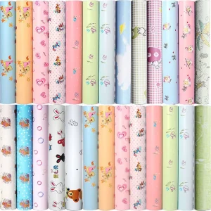 45cm Width Cartoon Wallpaper Kid’S Room Wall Sticker Waterproof Sound Insulation Cartoon Patterned Wallpaper