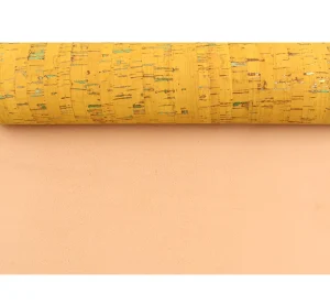 45x30cm DIY Cork Factory Fabric Leather Sheet Faux Leather Base Metallic Foil for Crafts Toys Packaging Boxes