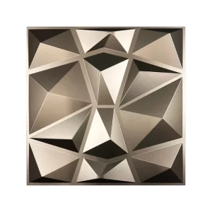 50*50 cm Emboss PVC 3D Wall Panels Art Tile Waterproof Living Room Design Wallpaper For Bedroom Walls Decorative
