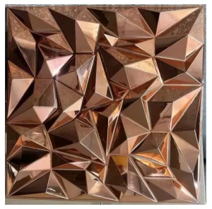 50*50cm 3D PVC Wall Panel Waterproof Wallpaper Decorative Wall for Interior Decoration