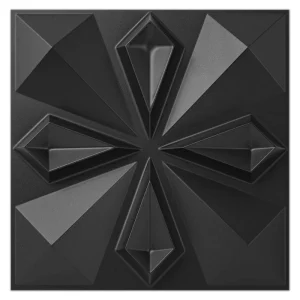 50*50cm Waterproof Fireproof PVC 3D Geometric Wall Panel Modern Interior Decoration And Commercial Residential Use