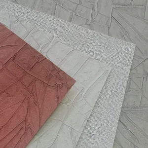 54 Inch Wall Decor Interior Decorative Grey Wallpaper Texture PE Woven Commercial Wallcovering for Hotel