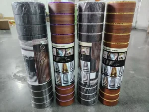 58cm*3m 3D Grille Self adhesive Wallpaper with Wood and Marble Pattern Waterproof Thicken Interior Wall Decor Panel