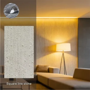 5D Artificial Stone Veneer Wall Decors Flexible Soft Stone Wallpaper Boards for Exterior Staircase Bedroom Outdoor Metope