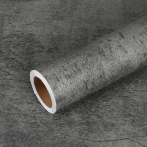 60cm*10m Concrete Wall Stickers Dark Grey Self Adhesive Cement Wallpaper Rolls for Walls Bathroom Home Decoration
