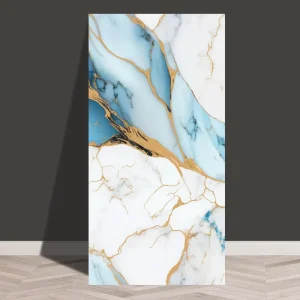 60cm*30 60cm Modern Waterproof Shiny 3D Marble Peel Stick Wall Sticker Eco friendly Mould Proof Heat Living Room Kitchen