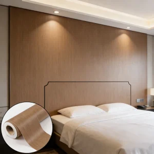 60cm Decorative Wood Grain Self Adhesive Wallpaper for Commercial Interiors