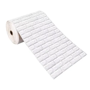 70*77CM Modern Embossed 3D PVC Wall Sticker Waterproof Moisture-proof Anti-Slip Easy Installation Apartment Hall Wall Skirting