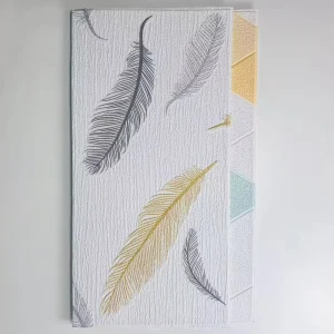 70*77cm Self-Adhesive 3D Wallpaper Wall Panel for Room Decoration PE Soft Foam Vinyl XPE Wood Surface Waterproof Park Warehouse