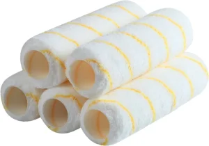 9″ Cageless Microfiber Roller Brush Cover Pack 5 Industrial & DIY Grade Customizable OEM Support for Housing Painting