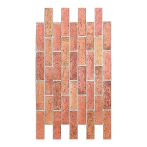 96*48cm PVC 3D Wall Panel Decorative Brick Interior Wall Panels Fireproof Wallpaper Wallcoating for Indoor Wall Decoration