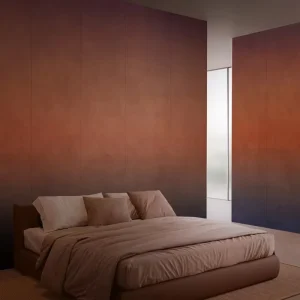 Abstract Watercolor Papier Peint Mural Orange Gradient Texture Home Wall Art for Bedroom Studio Scratch Resistant Fade Resistant