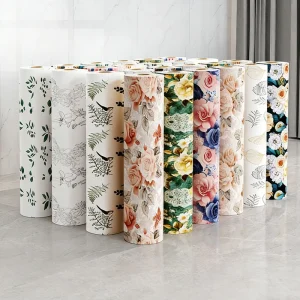 Aluminum Plastic Composite Tile Self-Adhesive Wallpaper Waterproof Peel and Stick Wall Sticker for Kitchen Bathroom Wall Renovation