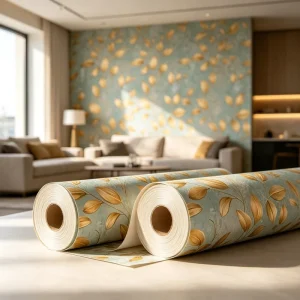 American Country Style Retro Small Floral Wallpaper PVC Wall Covering for Bedroom Living Room Decoration Garden Wall Paper