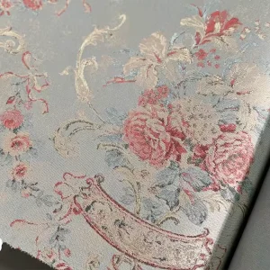American Luxury Seamless Wall Fabric Modern Design Style Glass for Bedroom Background Textured Fabric Wallpaper