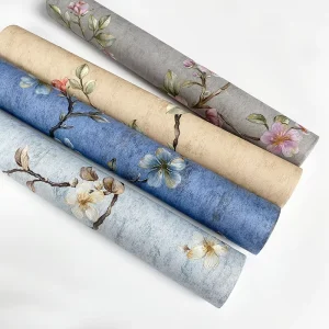American Style Rural Retro Vine Flower Wallpaper Bedroom Living Room TV Background Wall Home Wallpaper