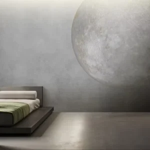 Art Deco Style Geometric Gold Moon 3D Embossed Wallpaper Peel and Stick Easy Install Wall Decor for Bedroom Living Room Hotel