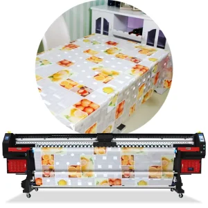 Automatic UV Inkjet Roll to Roll Printer with Ricoh Print Head for PVC Table Mat Printing
